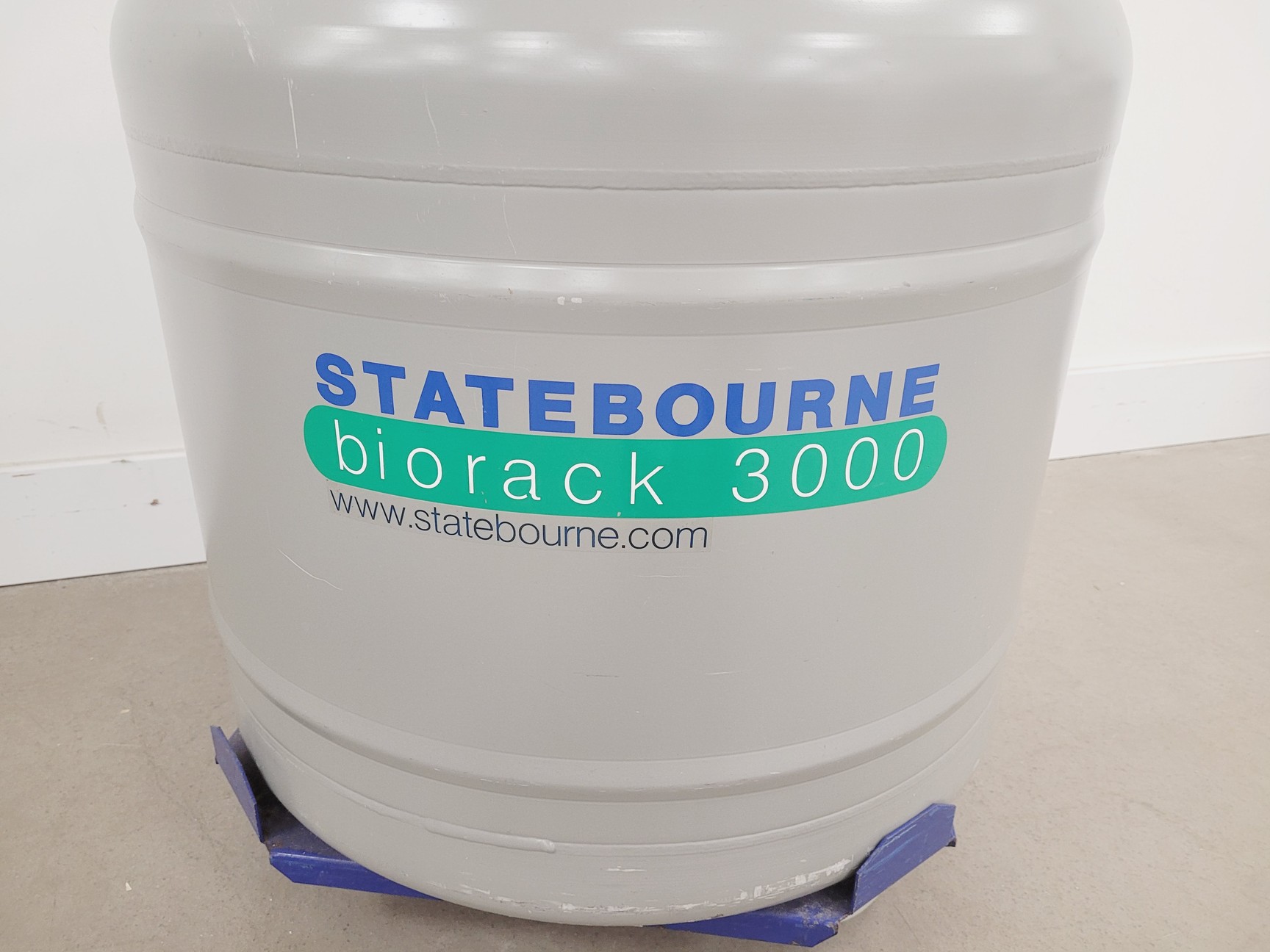 Image of Statbourne Biorack 3000 Liquid Nitrogen Sample Storage Dewar Lab