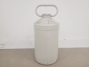 Image of Union Carbide Liquid Nitrogen Dewar Lx28 Wx28 Hx60cm Lab