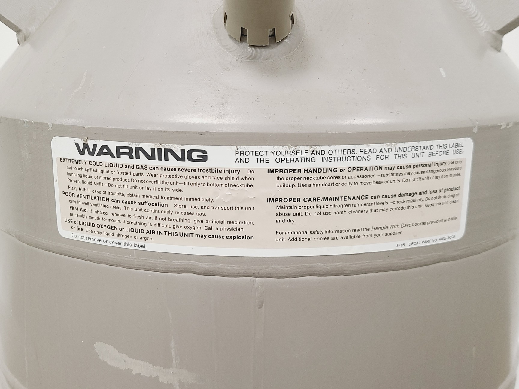 Image of Taylor-Wharton 18XT Nitrogen Dewar