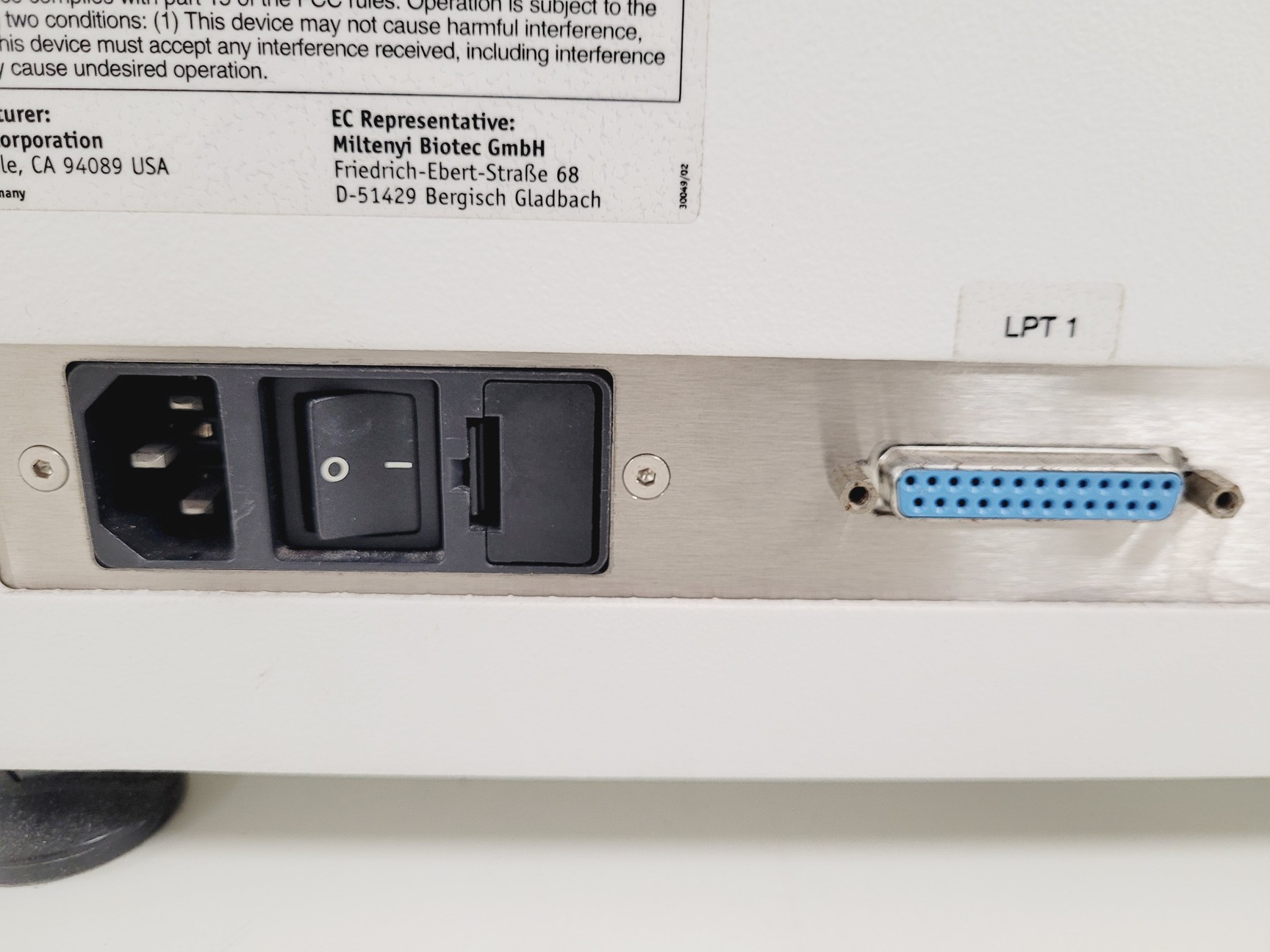 Image of Miltenyi Biotec CliniMacs Instrument 44085 Lab