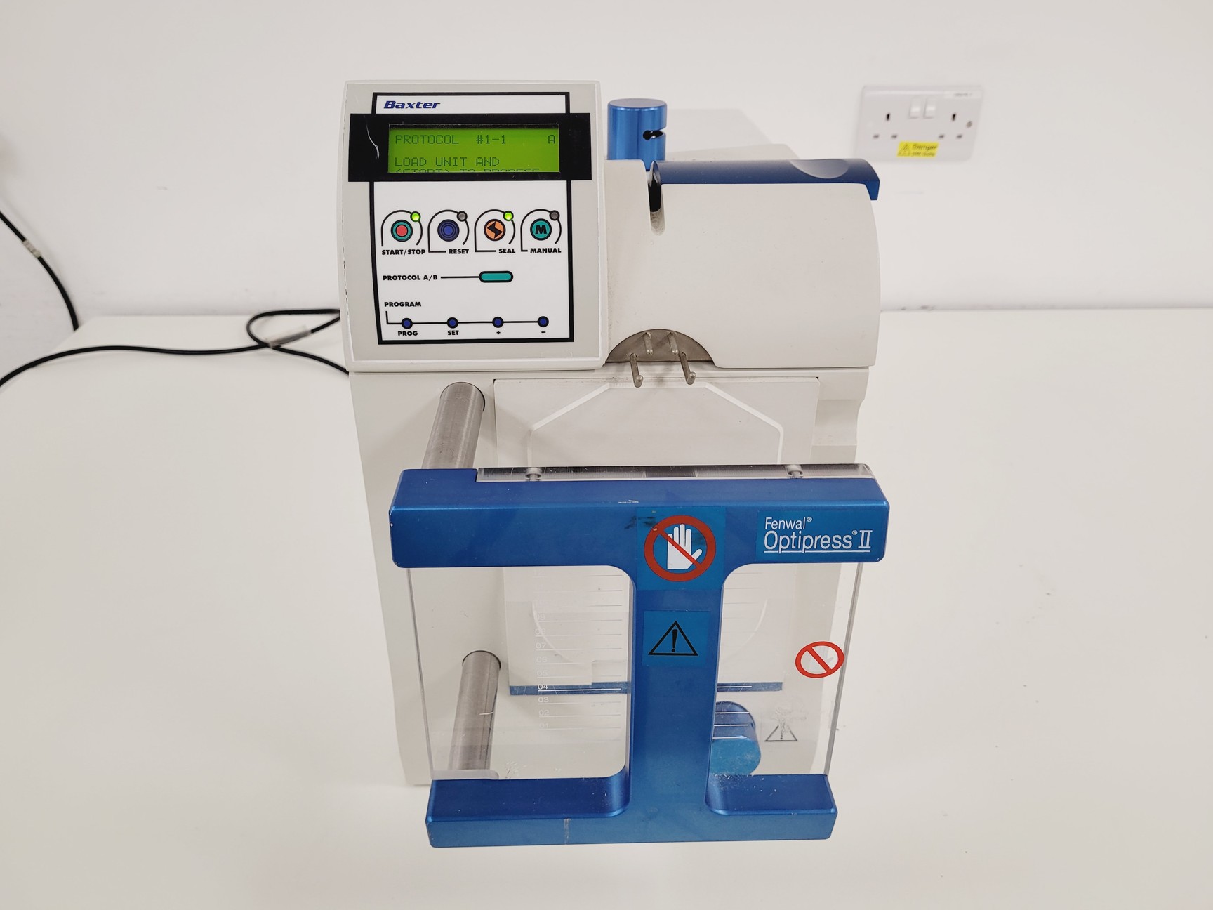 Image of Baxter OptiPress II Automated Blood Component Extractor