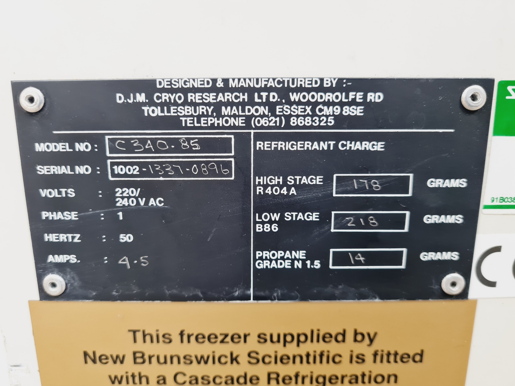 Image of New Brunswick C34085 -85ºc Chest Freezer Lab