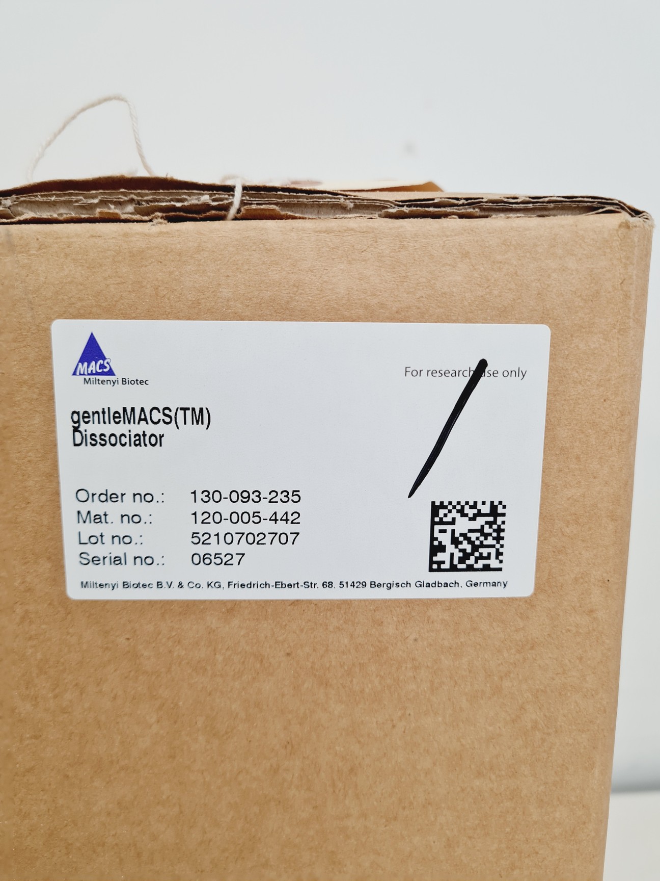 Image of MACS Miltenyi Biotec Model GentleMACS Dissociator (Brand New In Box) Lab