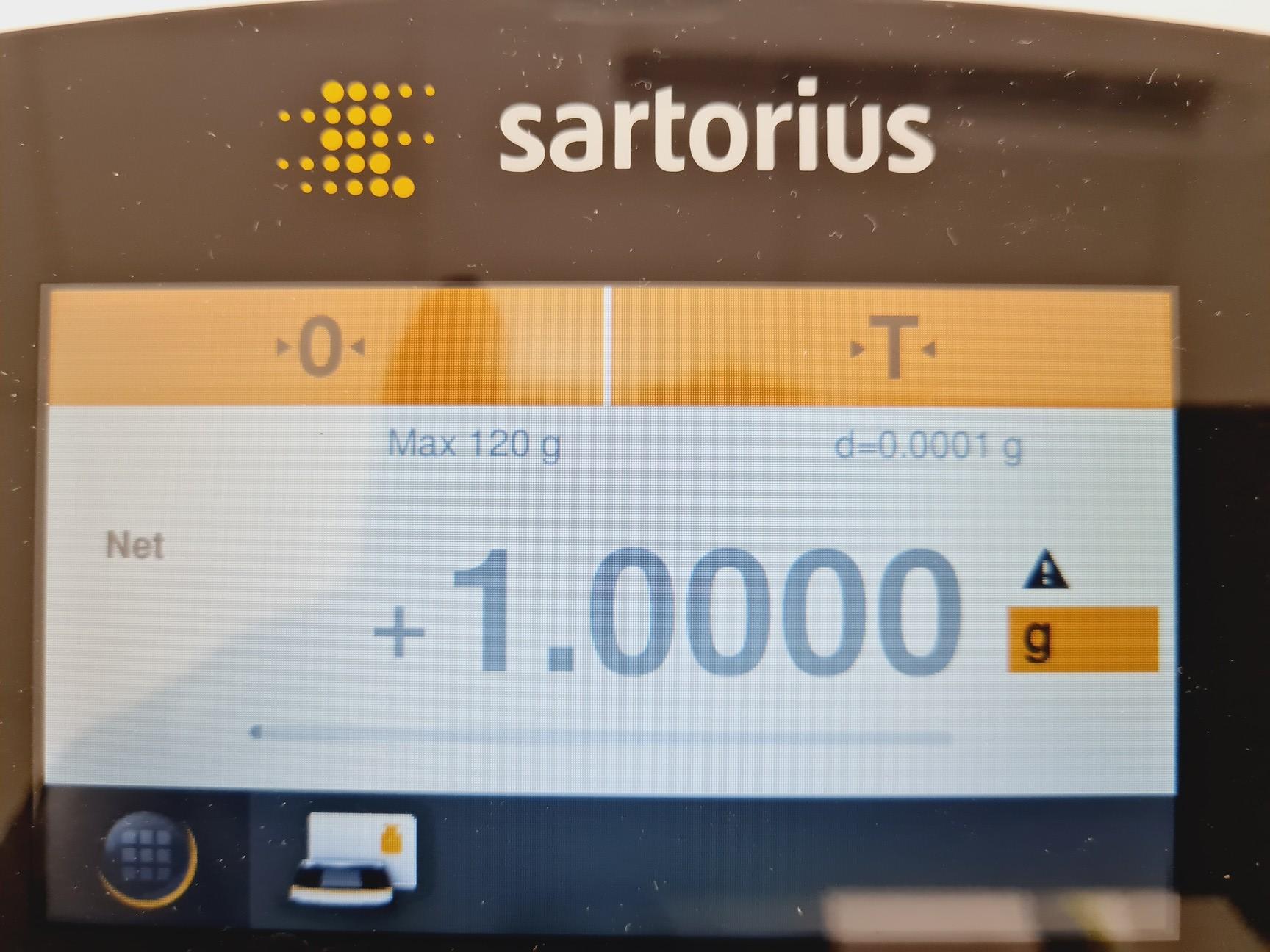 Image of Sartorius Securia124-S 4DP Analytical Balance Lab