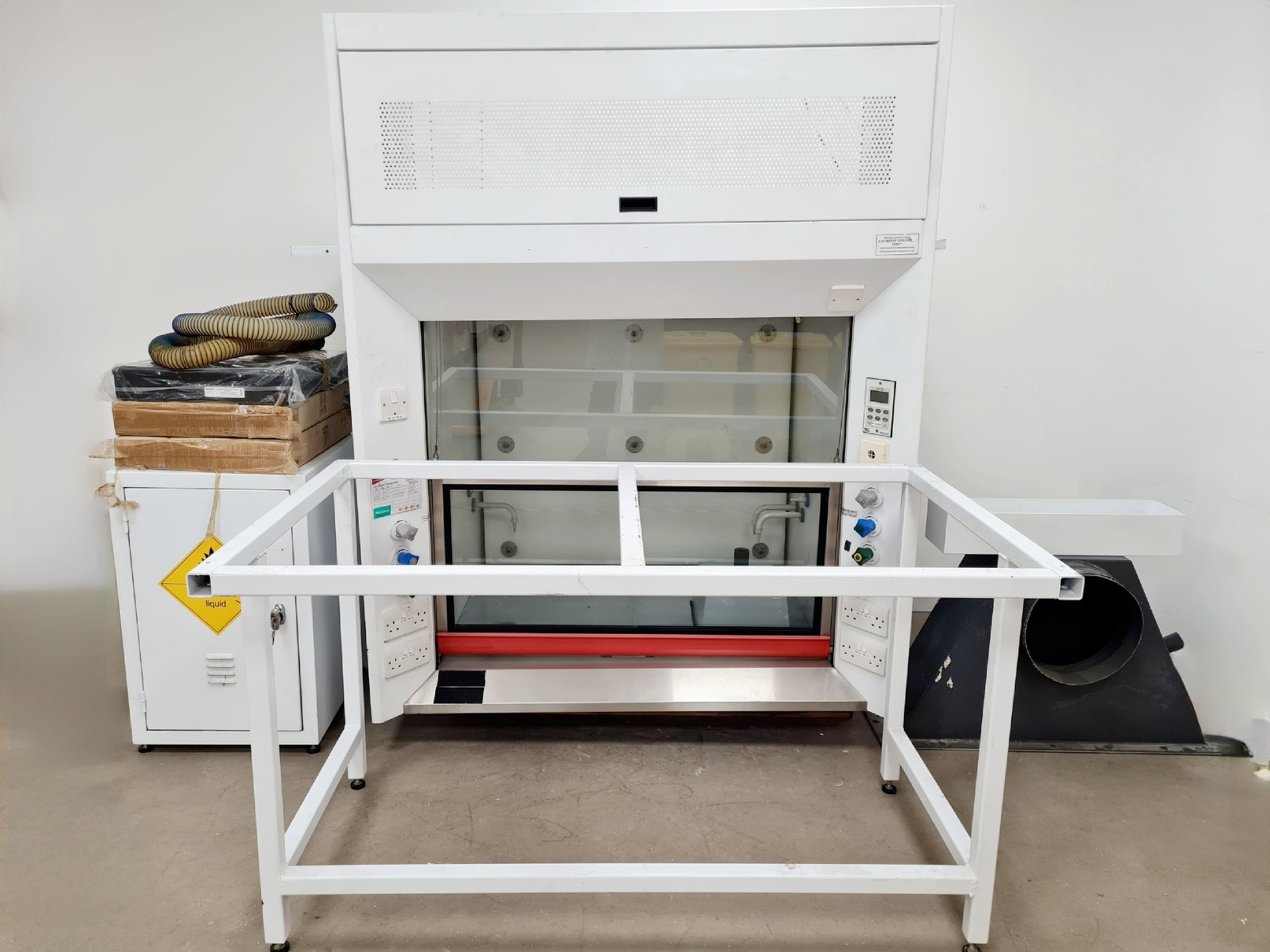 Image of J. Marston Engineers Fume Hood with Stand & Cabinet Lab