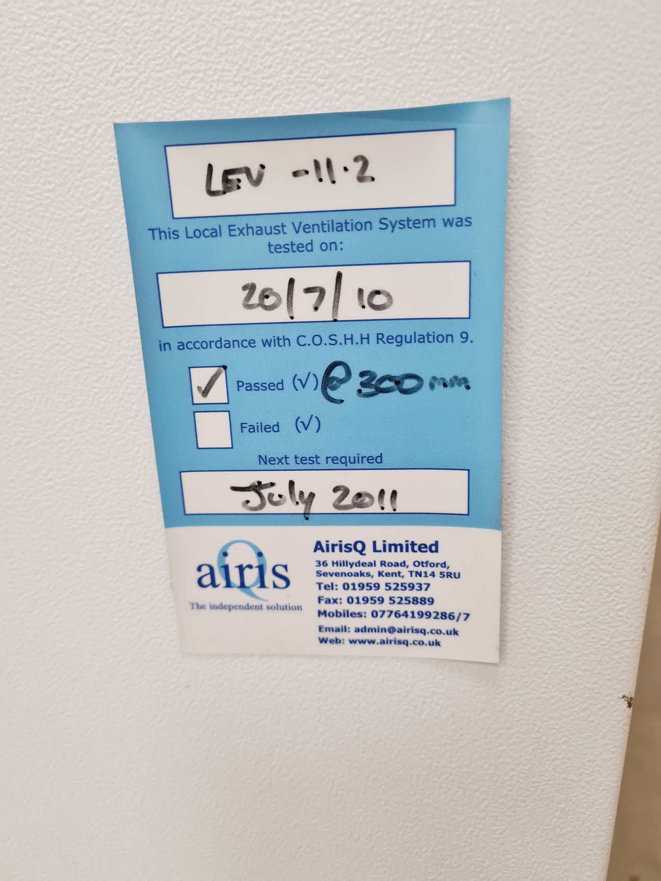 Image of J. Marston Engineers Fume Hood with Stand & Cabinet Spares/Repair Lab 