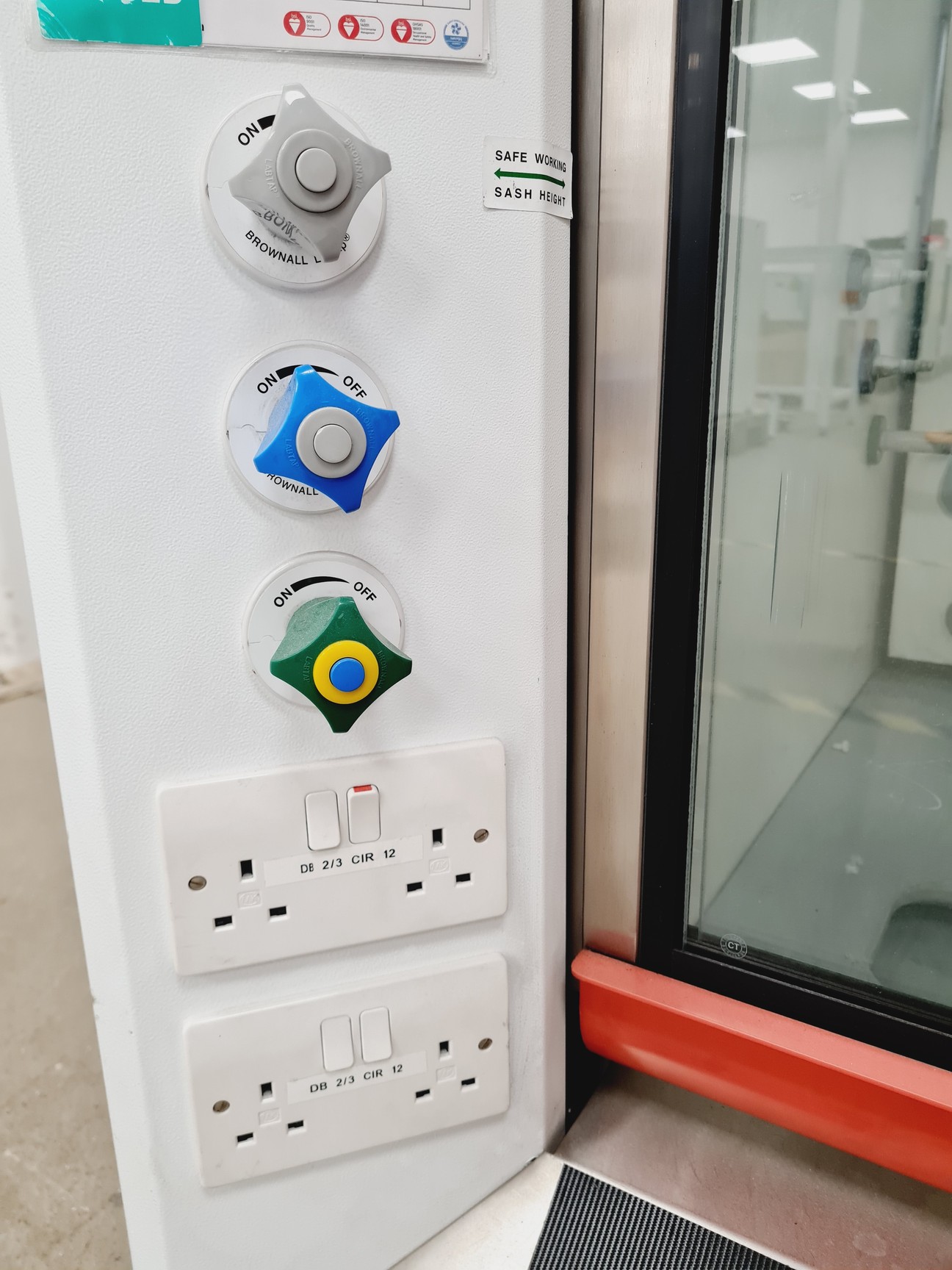 Image of J. Marston Engineers Fume Hood with Stand & Cabinet Spares/Repair Lab 