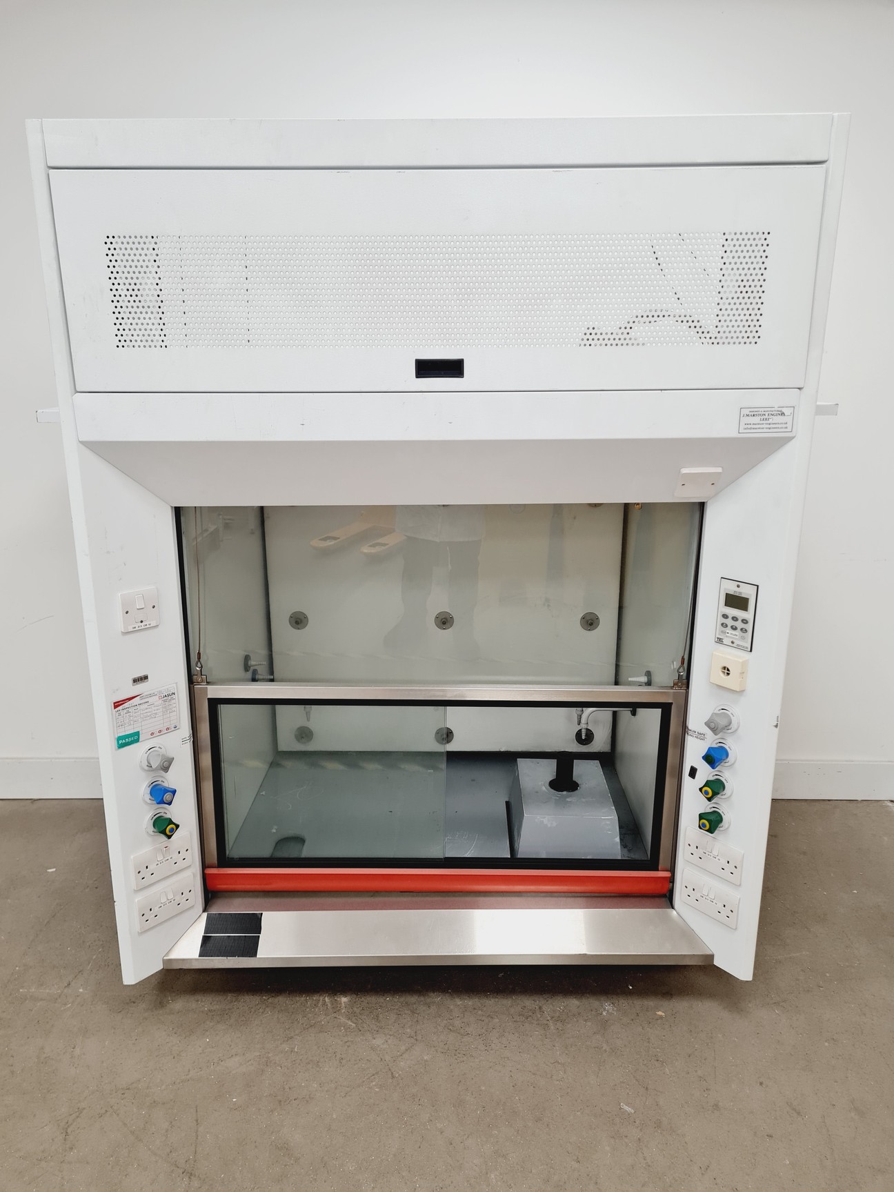 Image of J. Marston Engineers Fume Hood with Stand & Cabinet Spares/Repair Lab 