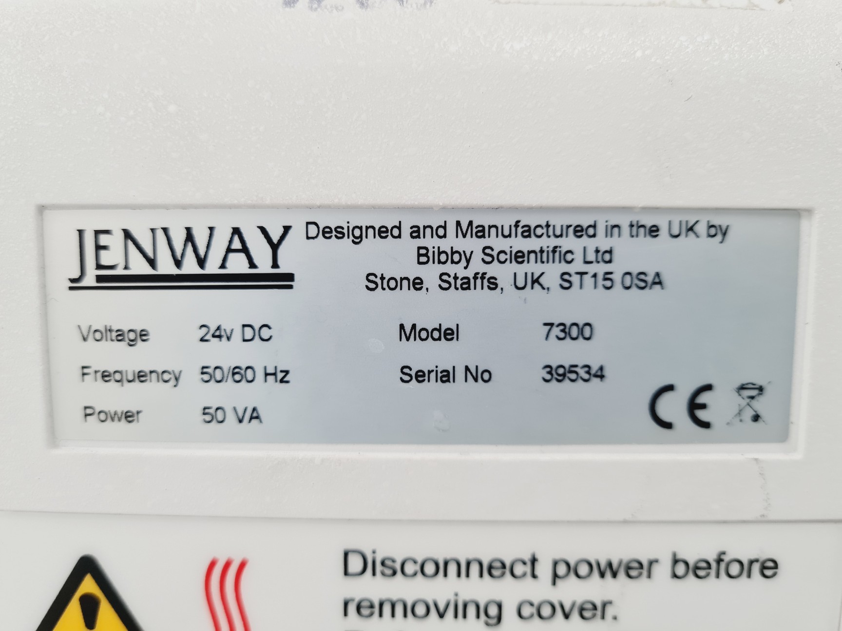 Image of Jenway 7300 Spectrophotometer - Spares/Repair Lab