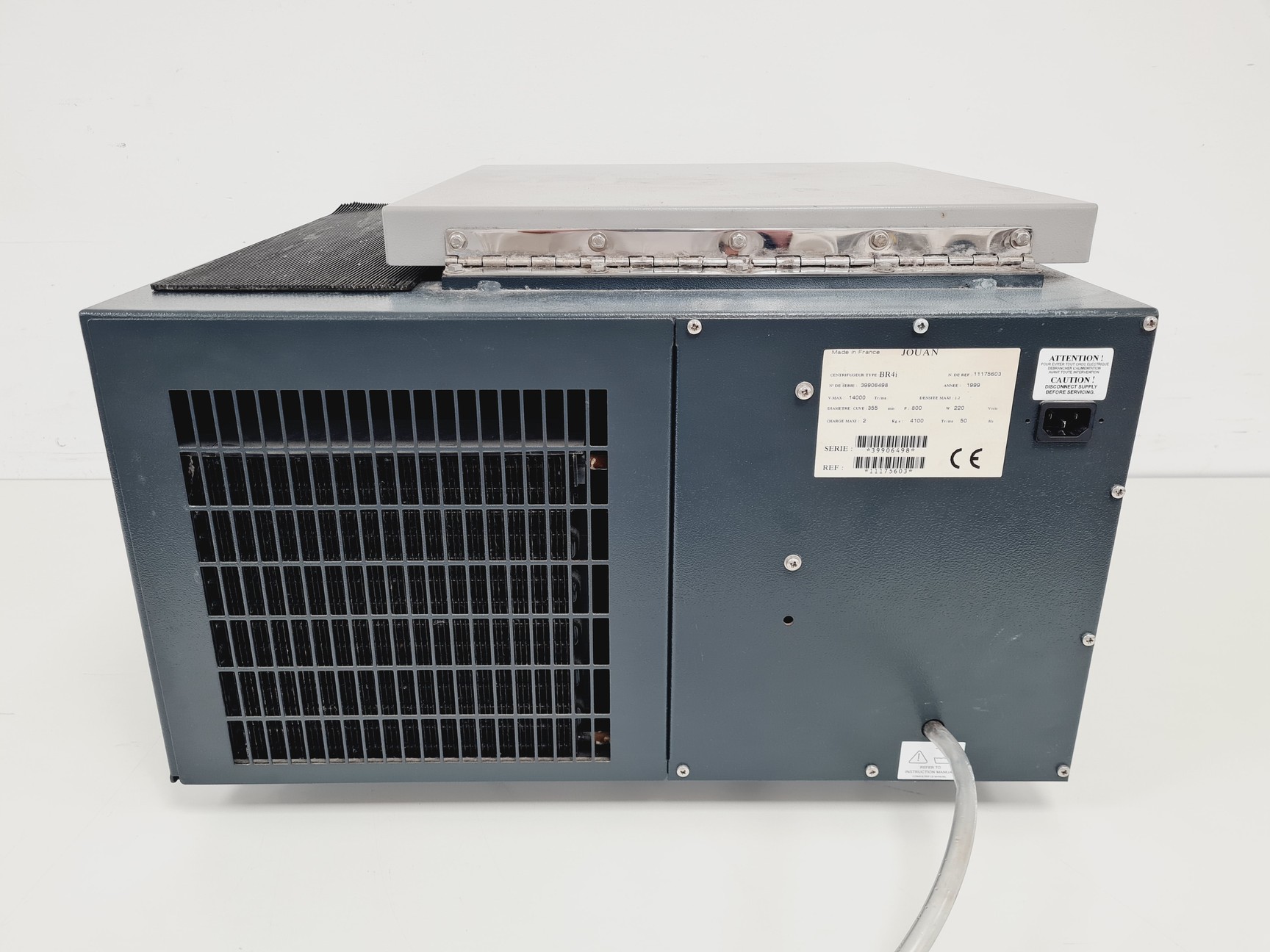 Image of Jouan BR4i Refrigerated Centrifuge with S40 Rotor Lab