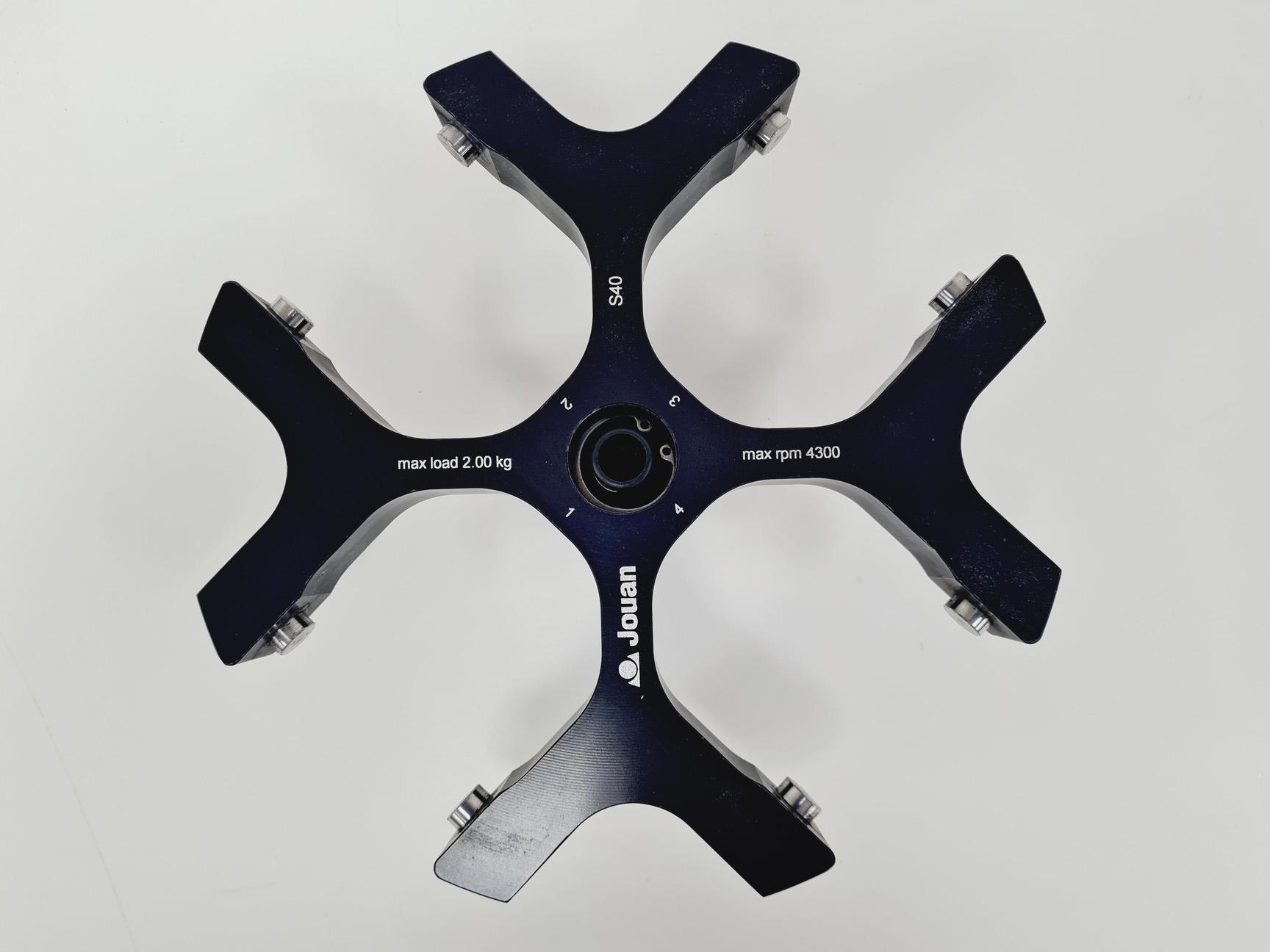 Image of Jouan BR4i Refrigerated Centrifuge with S40 Rotor Lab