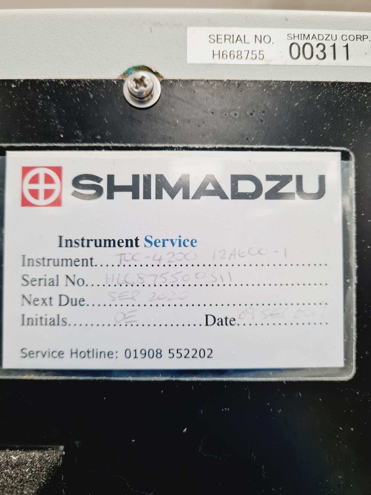 Image of Shimadzu Total Organic Carbon Analyzer TOC-4200 Spares/Repair Lab
