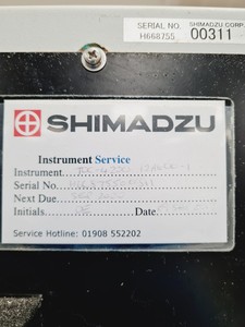 Thumbnail image of Shimadzu Total Organic Carbon Analyzer TOC-4200 Spares/Repair Lab