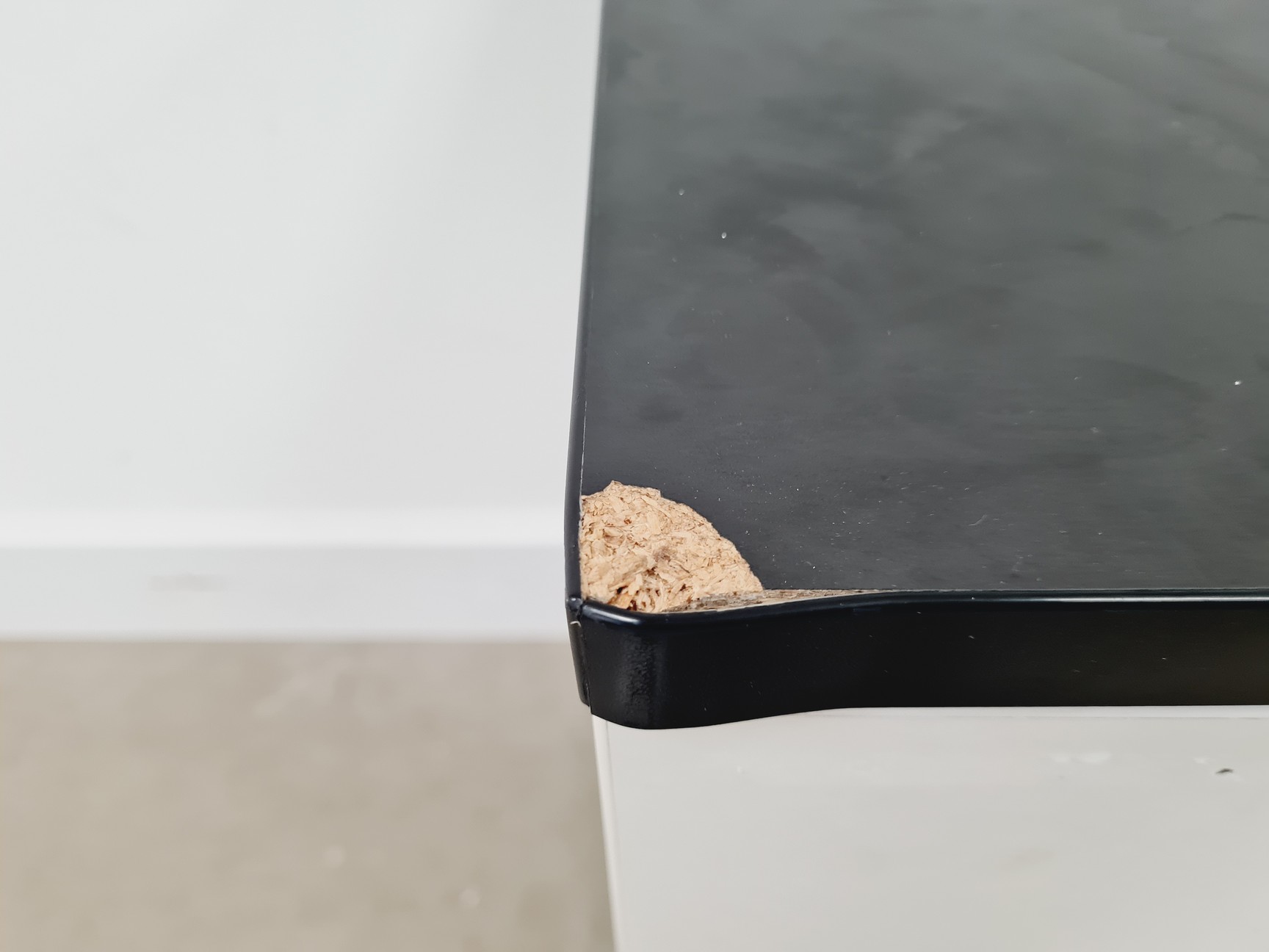 Image of 4 x Black & White Locked Cupboards w/ Keys Lab