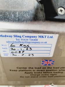Thumbnail image of LiftSafe 60KG Electric Work Positioner Spares/Repair 