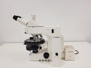 Thumbnail image of Zeiss AxioSkop 2  Microscope w/ 3 x Objectives 20/40/100x Lab