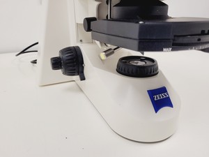 Thumbnail image of Zeiss AxioSkop 2  Microscope w/ 3 x Objectives 20/40/100x Lab