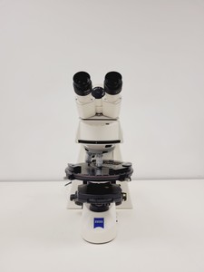 Thumbnail image of Zeiss AxioSkop 2  Microscope w/ 3 x Objectives 20/40/100x Lab