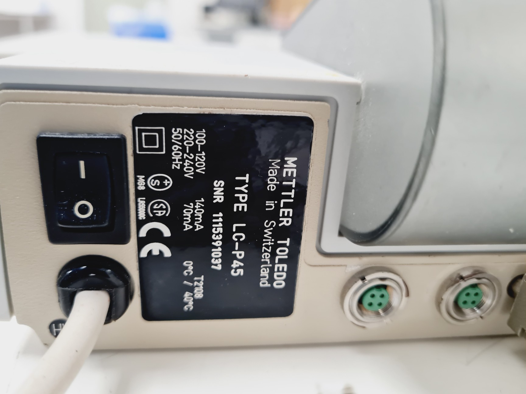 Image of Mettler Toledo AT200 Balance With LC-P45 Printer Spares/Repair Lab