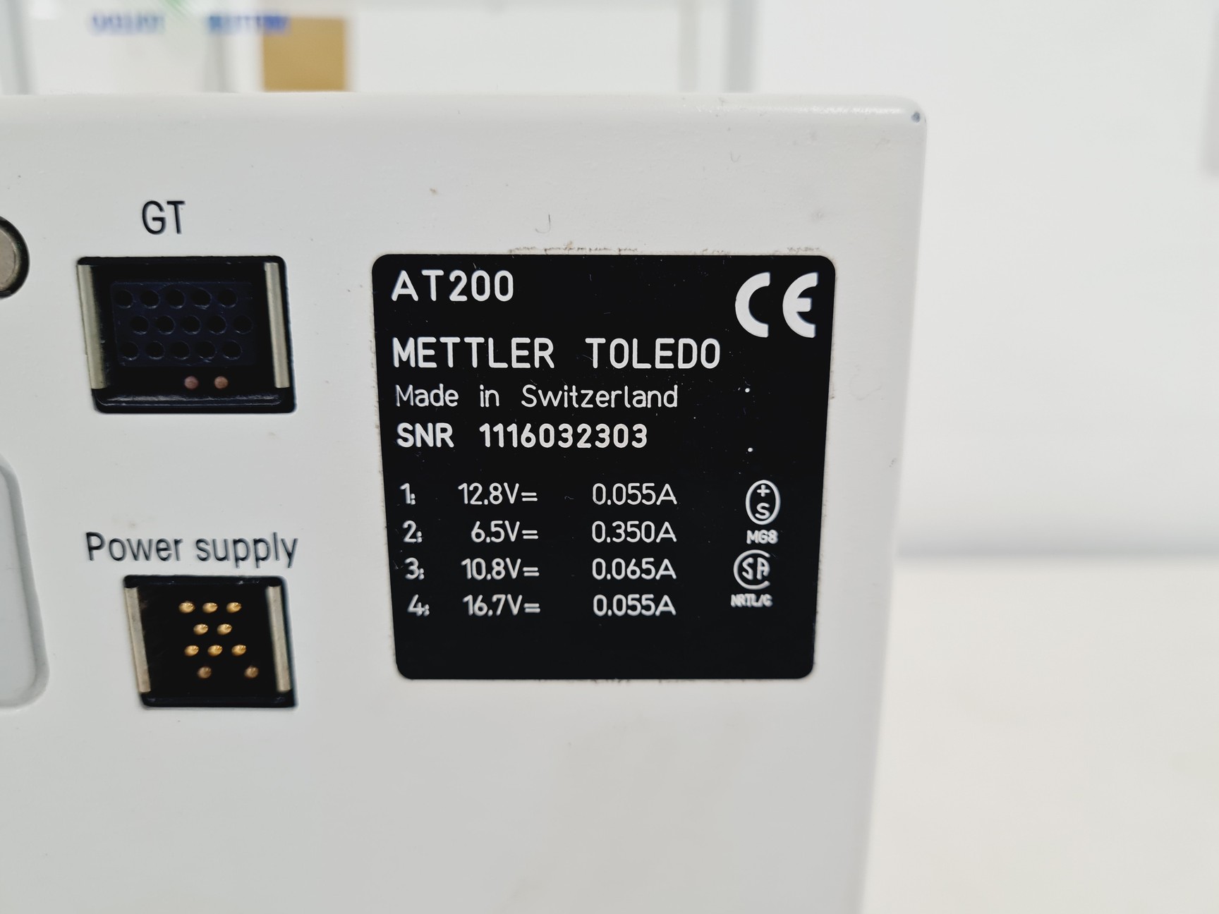 Image of Mettler Toledo AT200 Balance With LC-P45 Printer Spares/Repair Lab