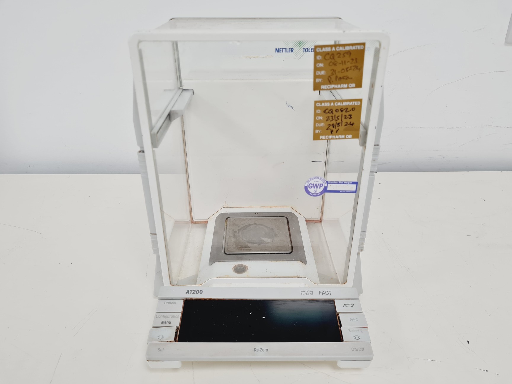 Image of Mettler Toledo AT200 Balance With LC-P45 Printer Spares/Repair Lab