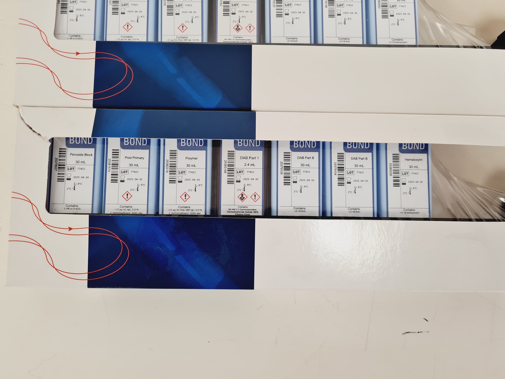 Image of 6 x Leica Biosystems Bond Polymer Refine Detection DS9800 (EXP 2025-04-30)