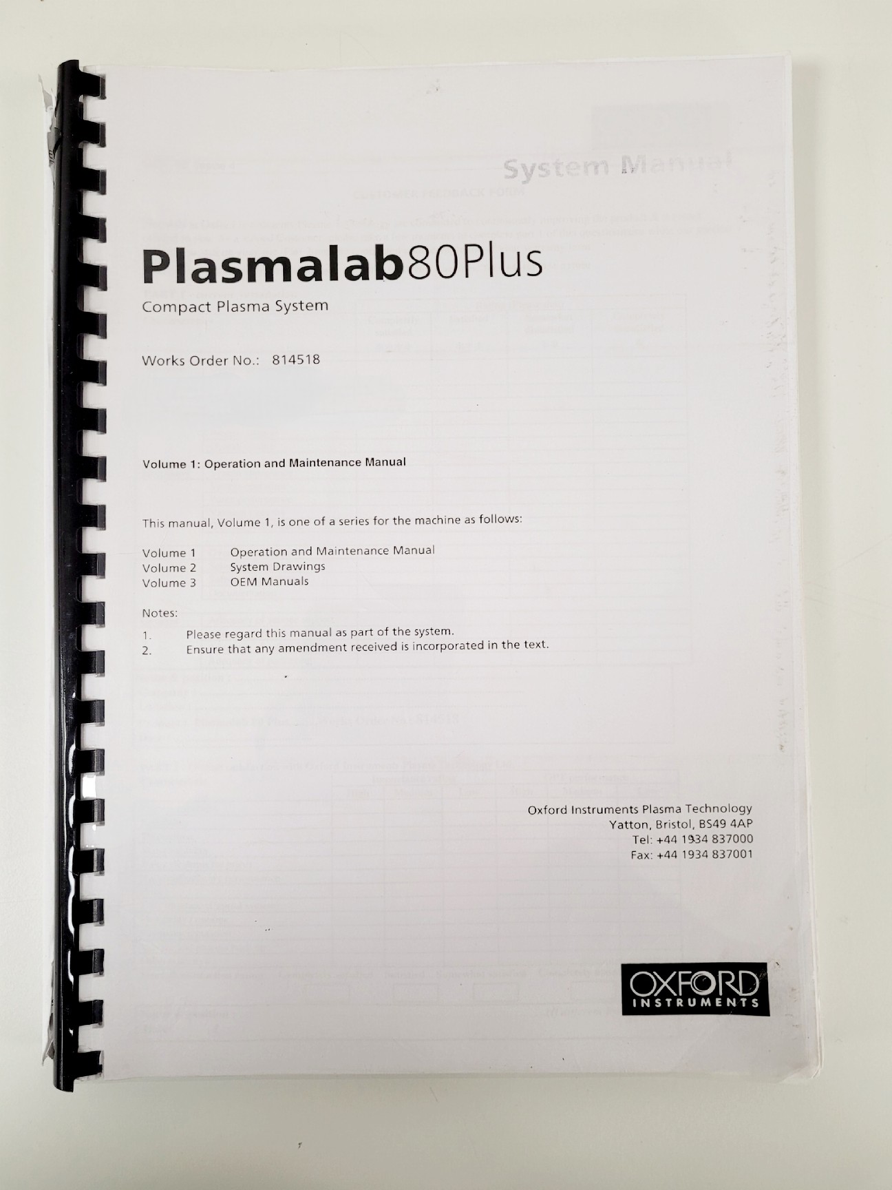 Image of Oxford Instruments Plasmalab 80 Plus ICP Reactive Ion Etcher Lab