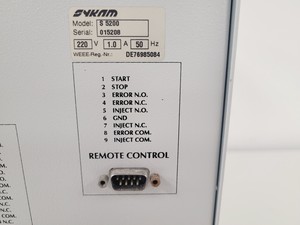 Thumbnail image of Sykam Chromatography LaserChrom S 5200 Sample Injector Lab