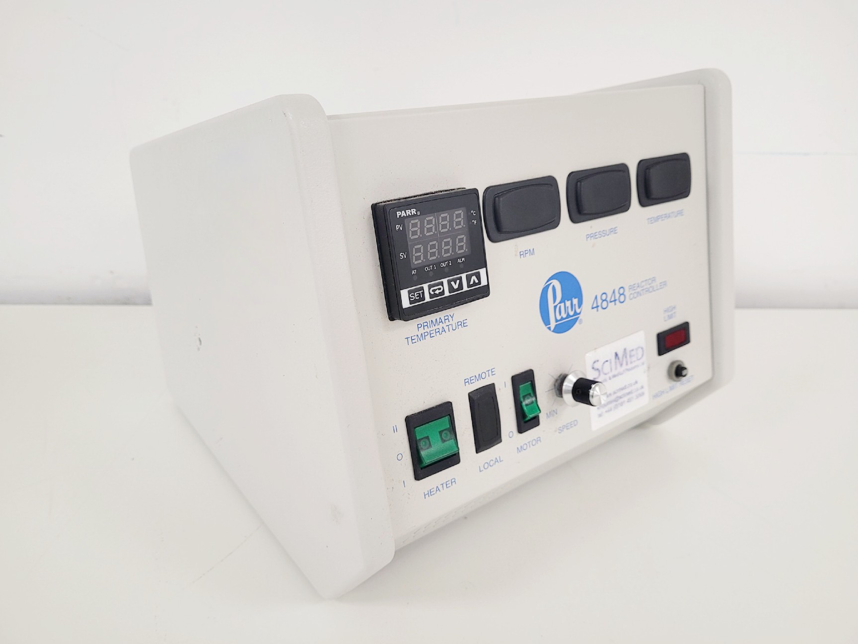 Image of Sci Med Parr 5500 Pressure Chamber Reactor w/ 4848 Controller Spares/Repair Lab