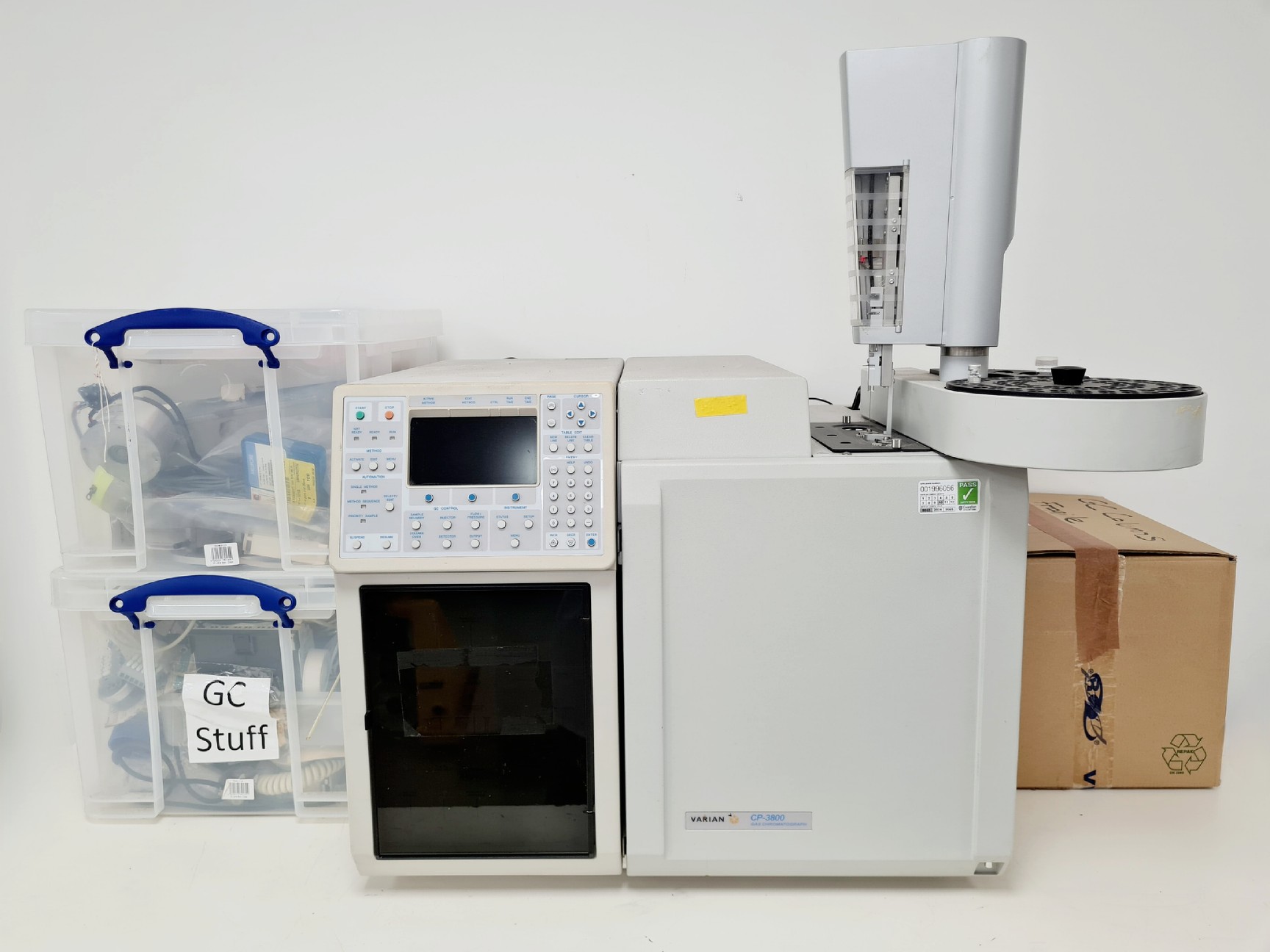 Image of Varian Gas Chromatograph Model - CP-3800 with Autosampler Lab