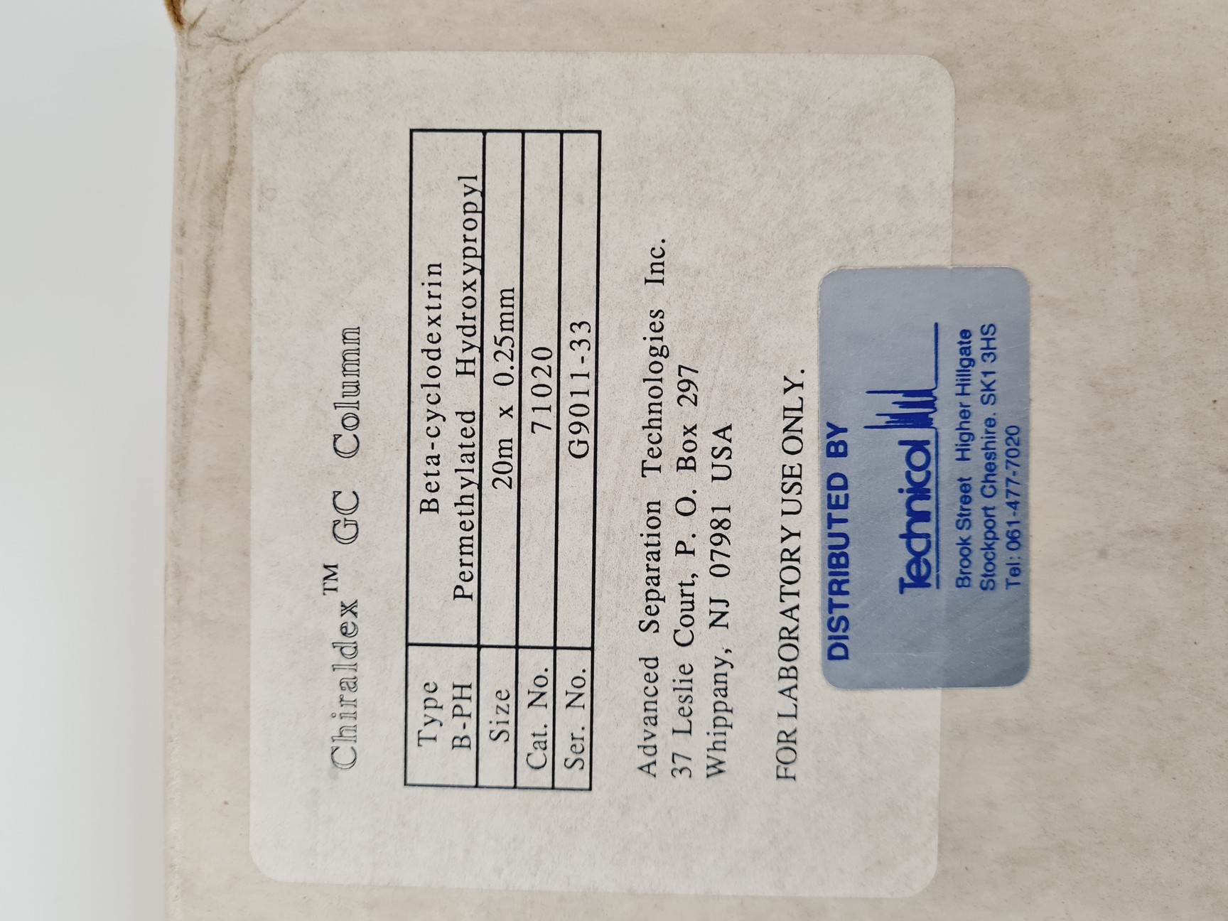 Image of Varian Gas Chromatograph Model - CP-3800 with Autosampler Lab