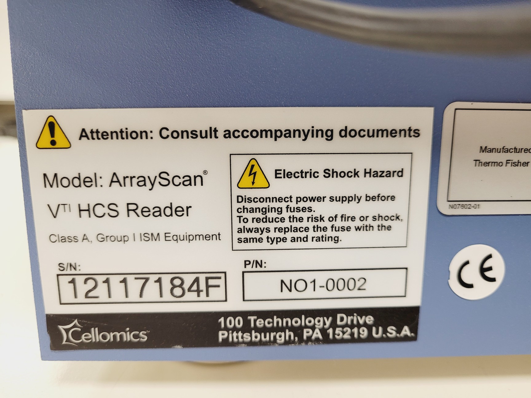 Image of Thermo Scientific Cellomics Arrayscan VTI HCS Reader w/ Software & RS Stacker