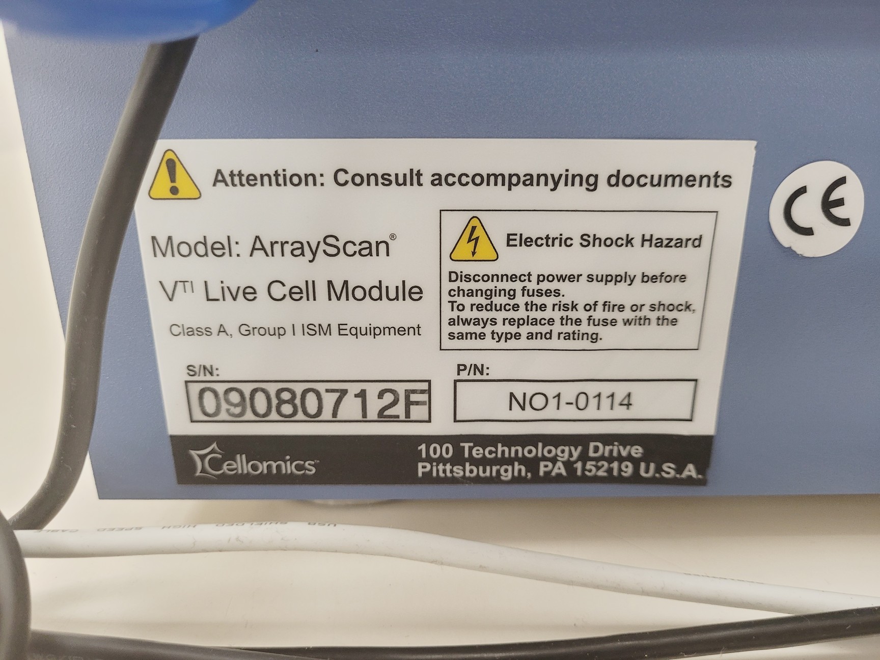 Image of Thermo Scientific Cellomics Arrayscan VTI System w/ Software Lab