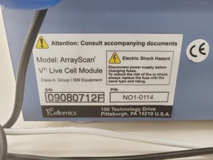 Thumbnail image of Thermo Scientific Cellomics Arrayscan VTI System w/ Software Lab