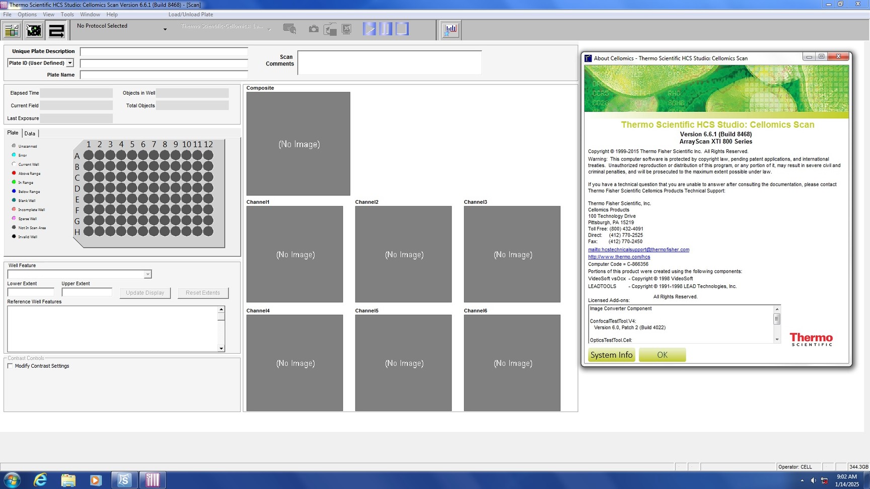 Image of Thermo Scientific Cellomics Arrayscan VTI System w/ Software Lab