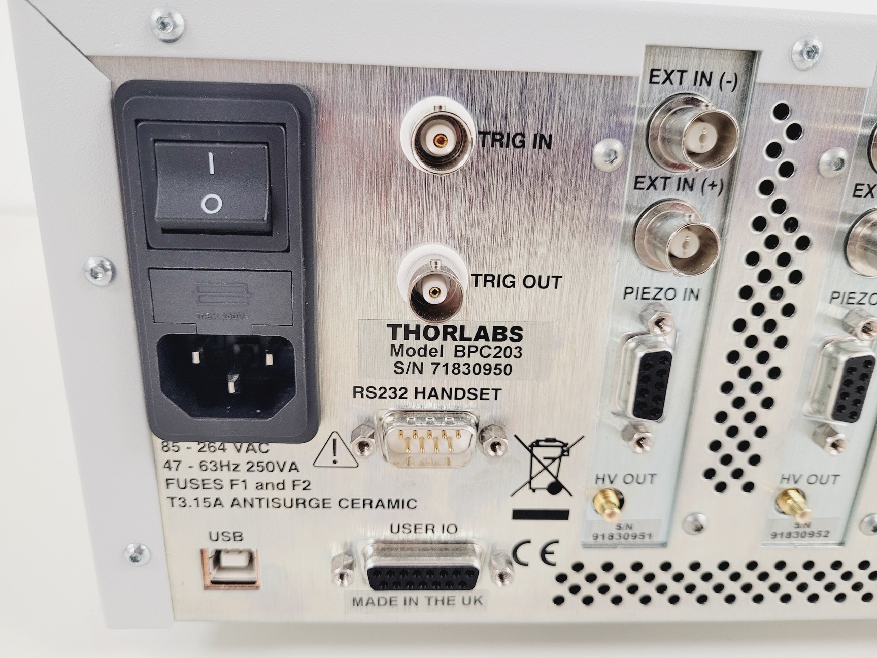 Image of Thorlabs BPC203 APT Piezo Controller Lab 