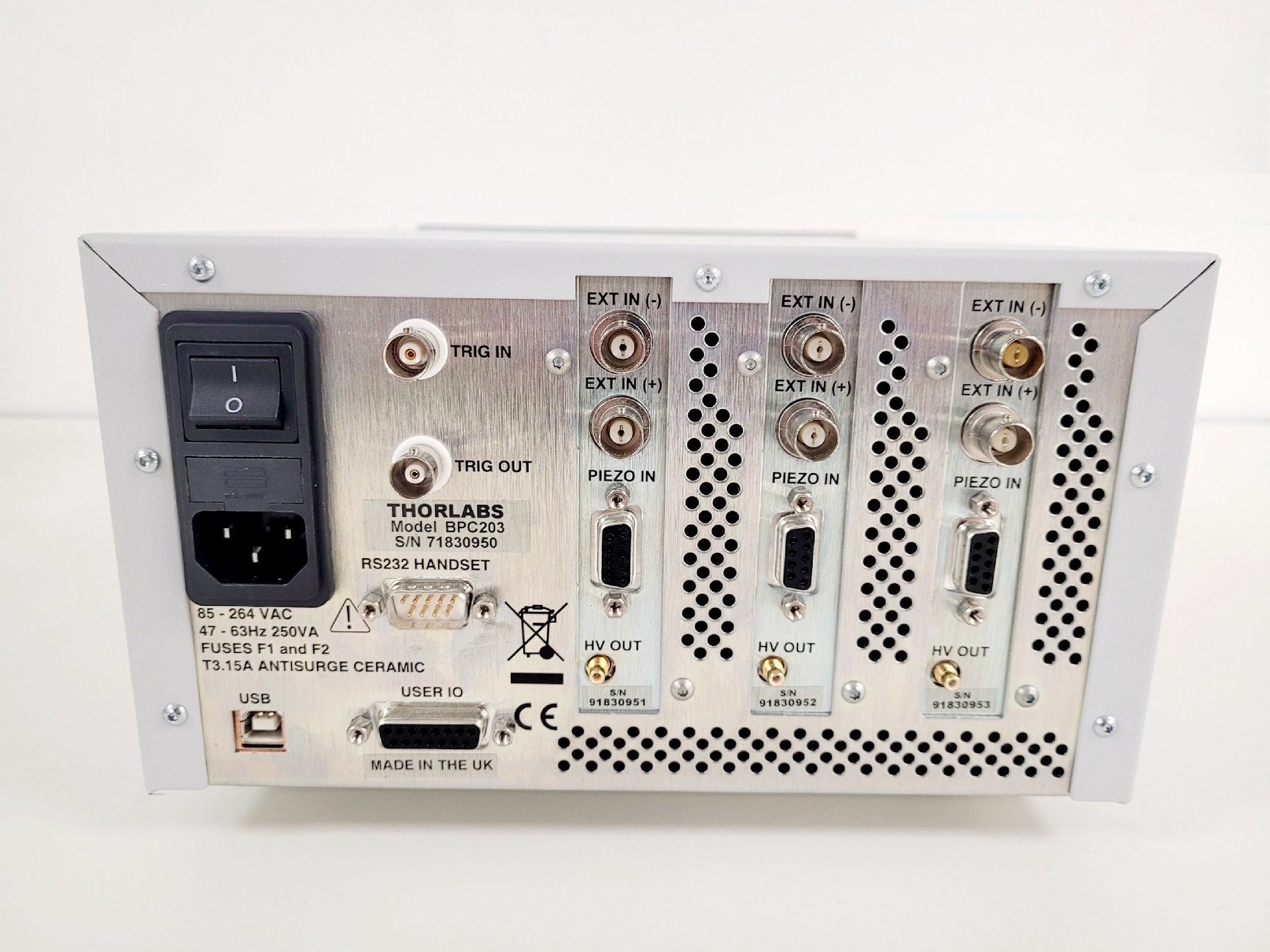 Image of Thorlabs BPC203 APT Piezo Controller Lab 