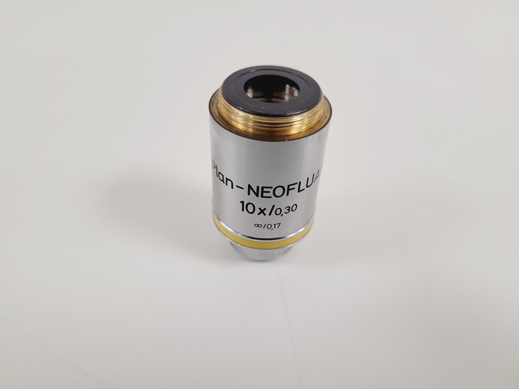 Image of Carl Zeiss Axiophot Microscope Part No. 45 18 87 w/  5 x Zeiss Plan-NEOFLUAR