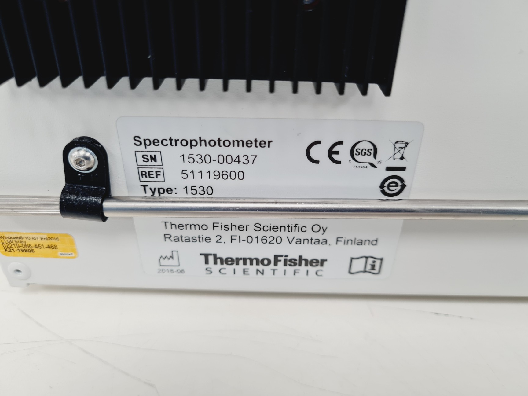 Image of Thermo Scientific Multiskan Sky 1530 Touch Microplate Spectrophotometer Lab