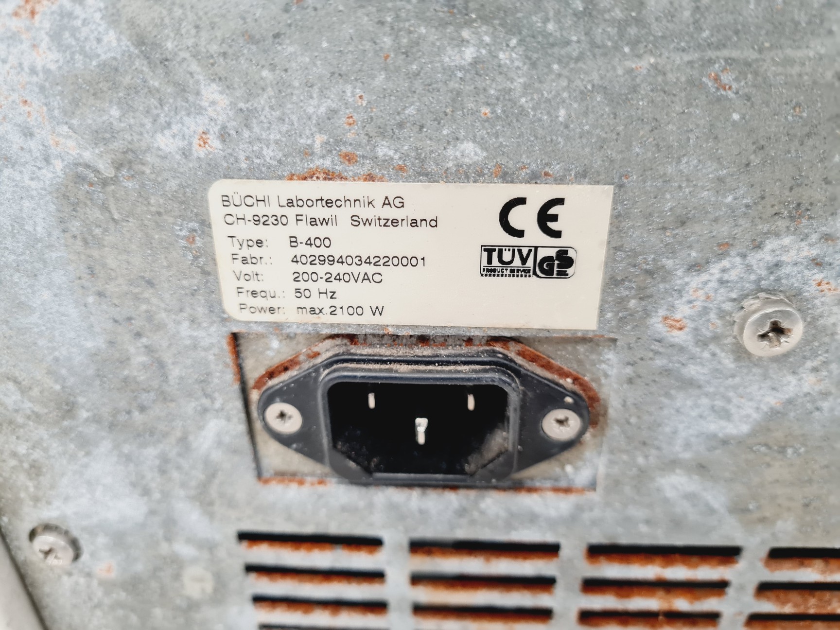 Image of Büchi B-400 Sample Mixer Homogenizer Grinder Spares/Repair Lab