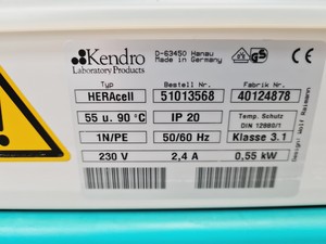 Thumbnail image of Kendro Heraeus HERAcell 150 CO2 Incubator Spares/Repairs - No IEC Port Lab