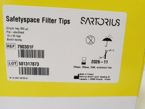 Thumbnail image of Job Lot of Sartorius Filter Tips 15 x Boxes of Tips & 11 Individual Packs