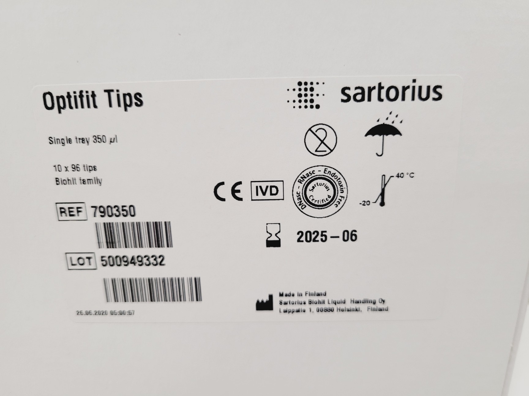 Image of Job Lot of Sartorius Filter Tips 15 x Boxes of Tips & 11 Individual Packs