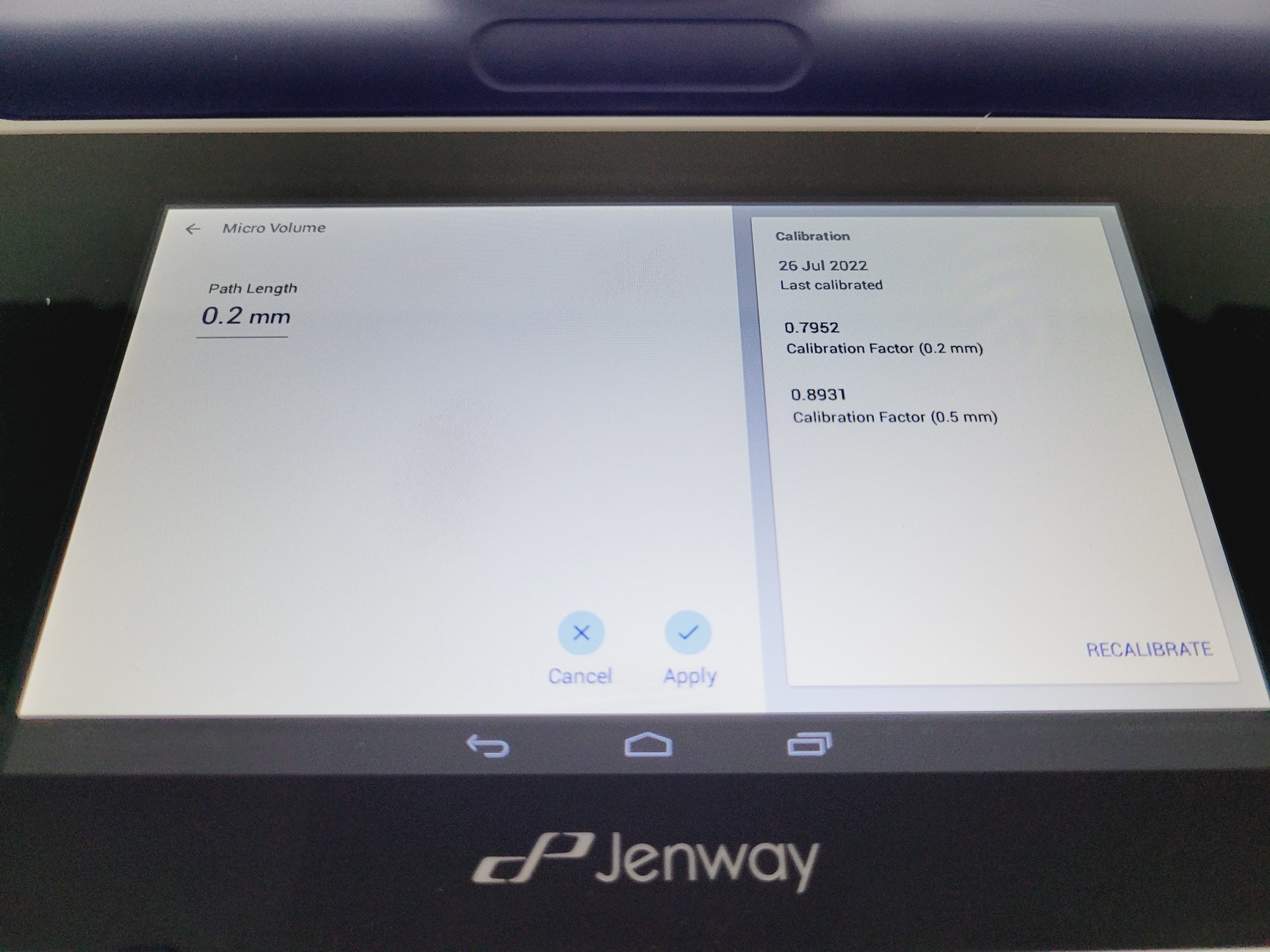 Image of Jenway 7415 Nano Micro-Volume Spectrophotometer (2022) Lab