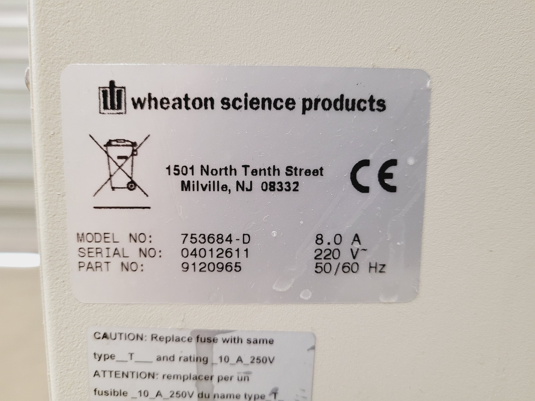 Image of Wheaton 753684-D 9 Deck R2P Roller Incubator Spares/Repair Lab