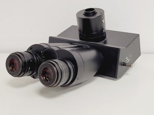 Image of Olympus U-SWTR-2 Trinocular Observation Tube w/ 2 x Olympus SWH10X-H/26.5 Lab