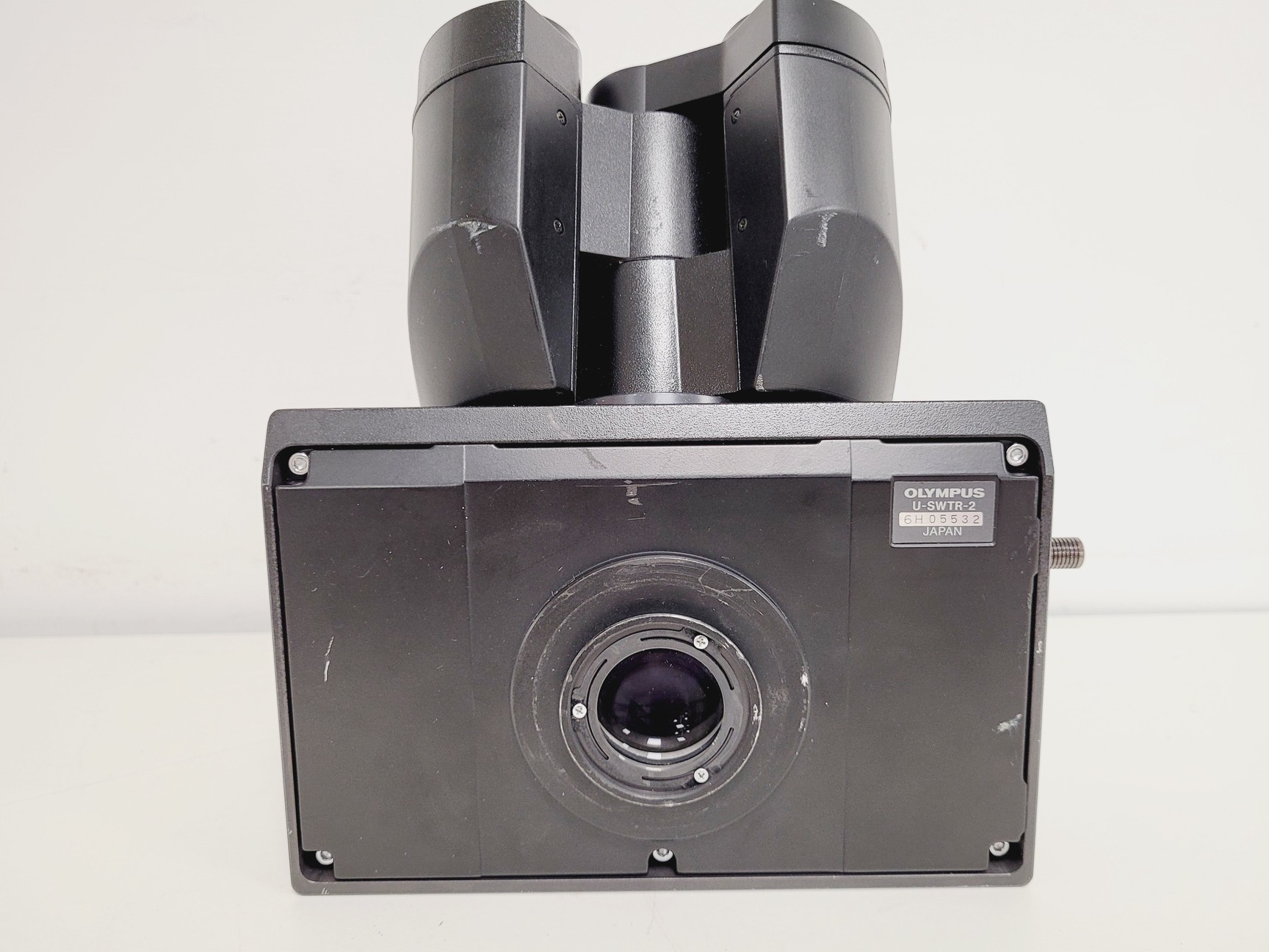 Image of Olympus U-SWTR-2 Trinocular Observation Tube w/ 2 x Olympus SWH10X-H/26.5 Lab