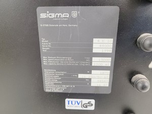 Thumbnail image of Sigma 4K10 Refrigerated Centrifuge w/ Sigma 1140 Rotor Spares/Repair Lab