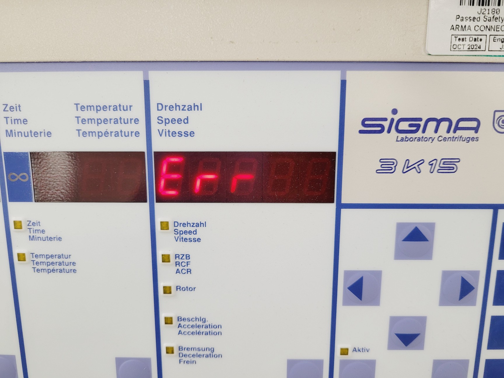 Image of Sigma 3K15 Benchtop Centrifuge Spares/Repair Lab