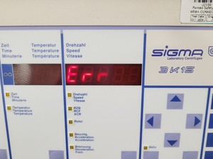 Thumbnail image of Sigma 3K15 Benchtop Centrifuge Spares/Repair Lab